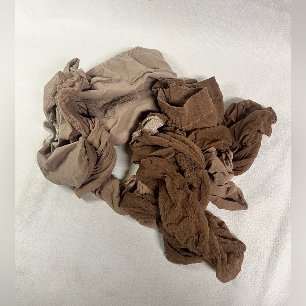****** lot of 2 tan and nude Nylons Pantyhose stockings Tights ******